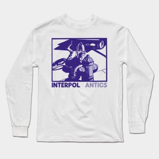 Interpol -- Original Retro Fan Art Design Long Sleeve T-Shirt